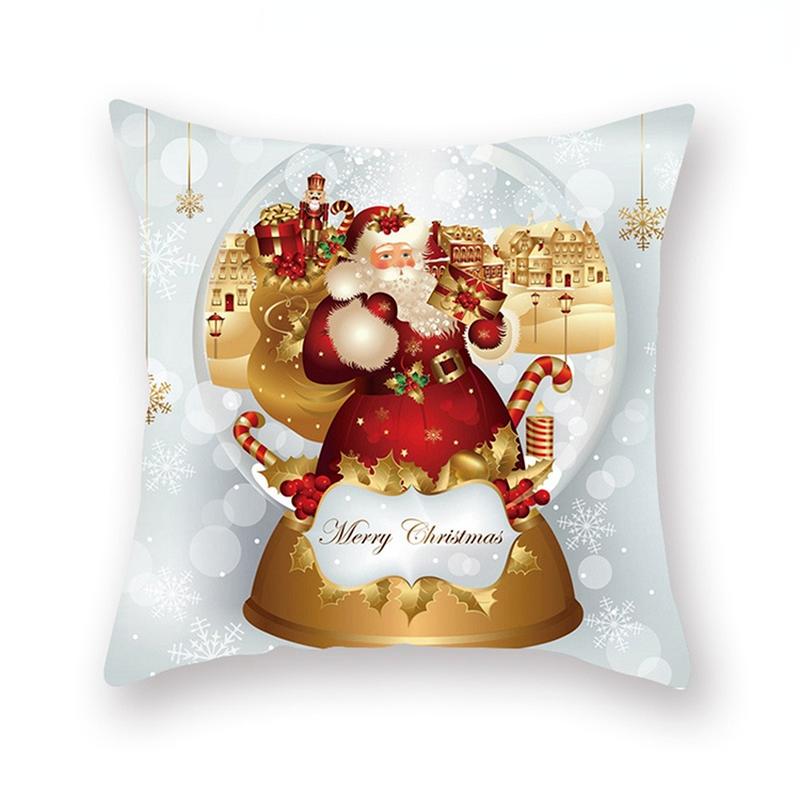 Santa Pillowcase Happy New Year Xmas Gifts Christmas Decor for Home Merry Christmas Ornament Navidad Natal Xmas Gifts