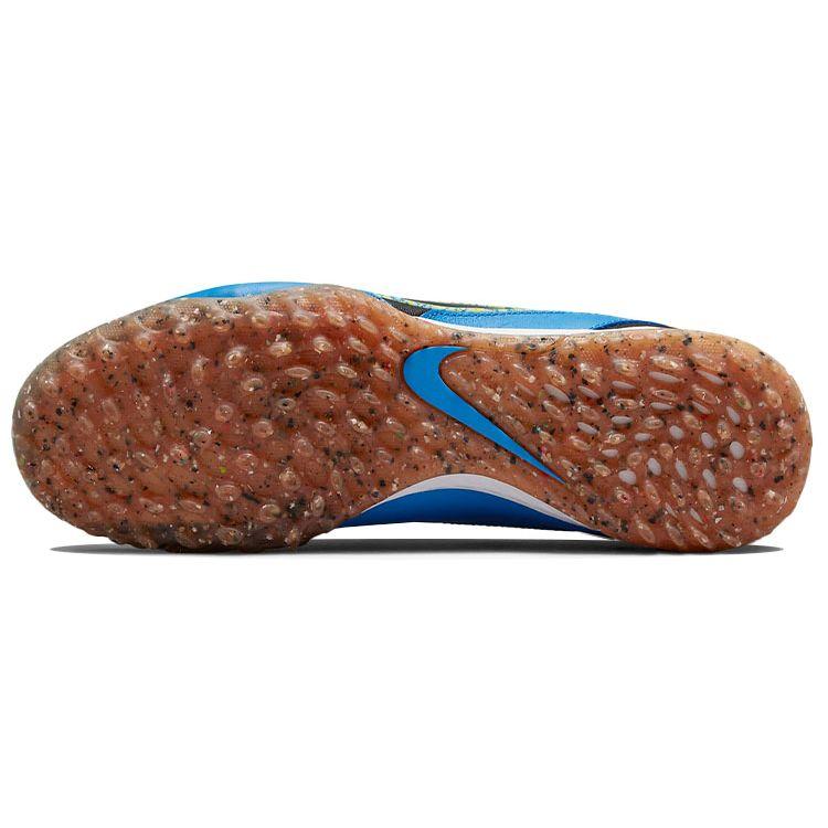 Nike React Tiempo Legend 9 Pro TF Light Photo Blue Gum Men Sneakers Lime-Glow Gum-Medium-Brown Black DA1192-403