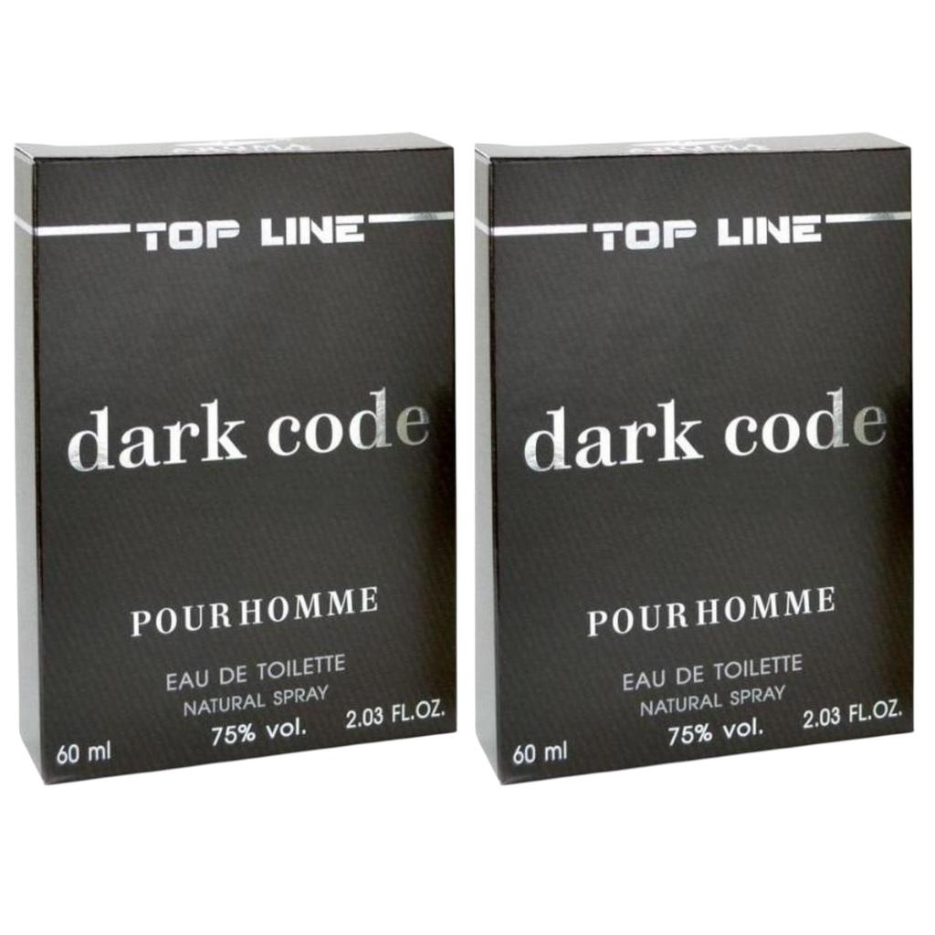 DARK CODE Perfume Eau De Toilette for Men, Top Line 60ml. 2.03 FL.OZ
