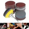 ITLY 1 Inch 100 Piece Sandpaper Set 25mm Sanding Disc Sanding Disc Abrasive Paper 1 Inch Abrasive Polishing Pad for Dremel Tools