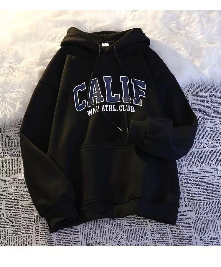 Men's Oversized Velvet Sweatshirt - Winter 2022 Korean Style