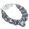 Pinolith Gemstone Handmade 925 Silver Jewelry Necklace 18" JCN484-459