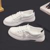 White Shoes Women's New Spring and Autumn Shoes Comfortable Lazy Flats Pumps All-Matching Casual Sports Board Shoes