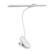 Dual Head LED Desk Lamp with Clamp 4000mAh Battery Operated 3 Lighting Modes Dual Head Bright Eye Care Light for Work Study