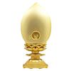 Yakushi Nyorai Seated Statue Gold Plated Alloy 18.0cm [Buddha Statue] (18.0cm)