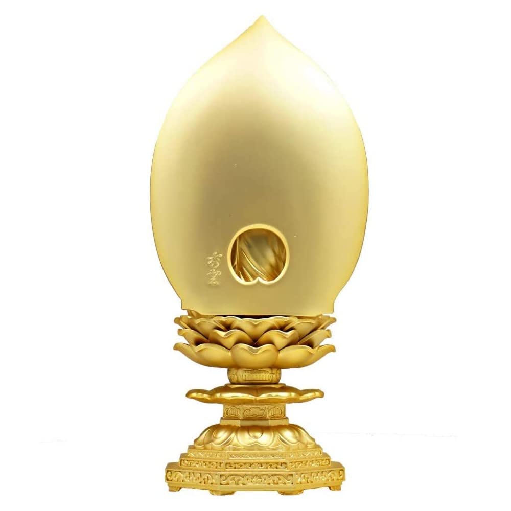 Yakushi Nyorai Seated Statue Gold Plated Alloy 18.0cm [Buddha Statue] (18.0cm)