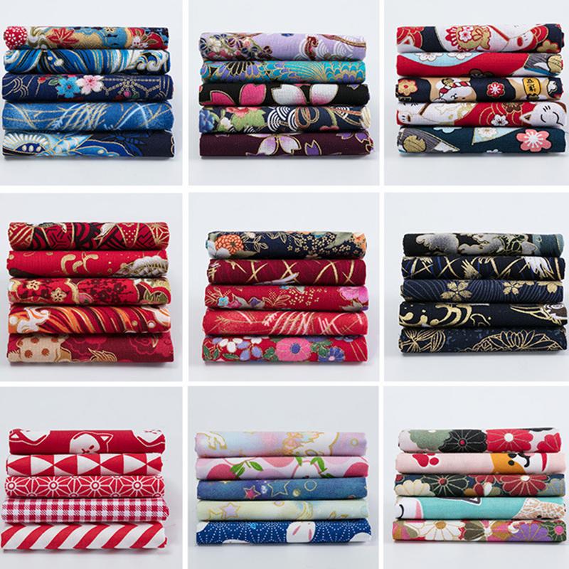 Cotton Colorful DIY Fabrics Bundle Patchwork Sewing Craft Fabric Sewing Quilt