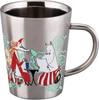 MOOMIN Double Mug Tumbler Stainless Steel 360ml Time With Mamma Day Present Miscellaneous Goods Gift Birthday Tableware Made In Japan Green Mother's