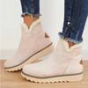 Autumn and Winter Footwear Plus Size Comfortable and Short Boots Women's Shoes with Thick Soles