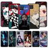 Black Case For Realme 8 C21 5 6 7 Pro C3 XT GT Master Explorer 7i X50 C11 C21Y C20A X7 Cover Demon Slayer Kimetsu No Yaiba Anime
