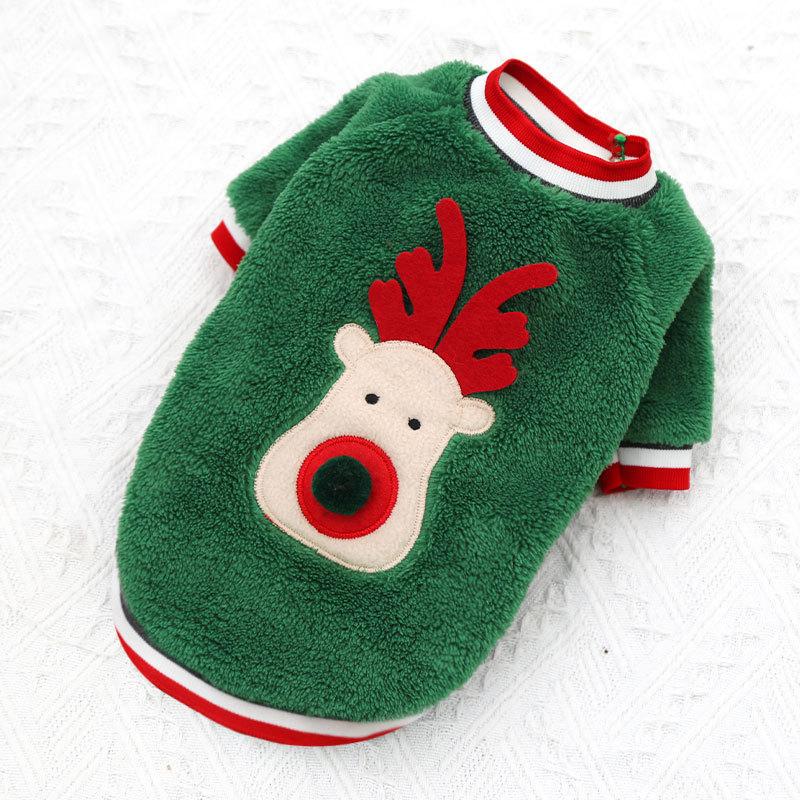 Christmas Dog Clothes Pet Clothing For Small Medium Dogs New Year Puppy Vest Shirt Christmas Chihuahua Poodle Dog Outfit Winter