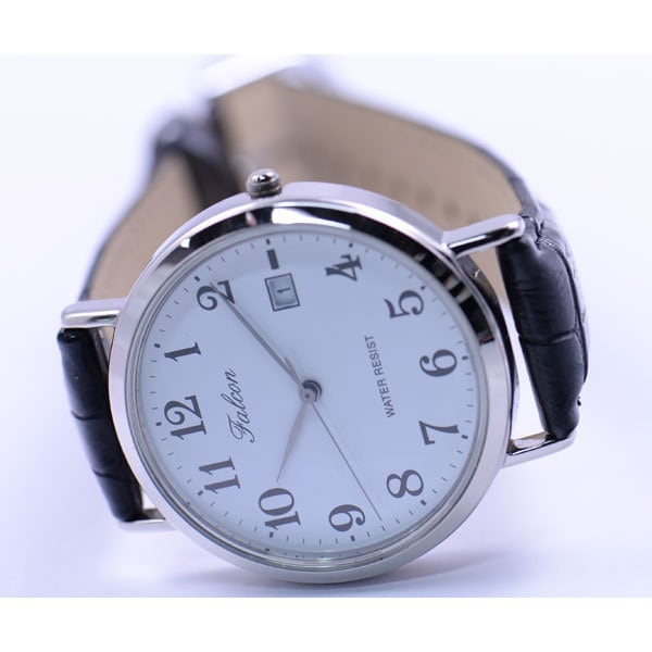 Citizen Мужской D020-304 ( Смотреть Q&Q День) Круглые часы, черные, аналоговые