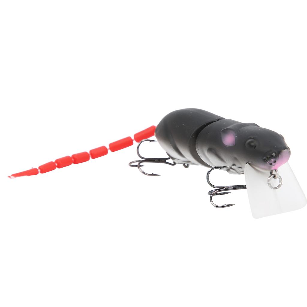 Artificial Simulation Mouse Shape Lure Bait Fishing Accessories with Treble HooksA