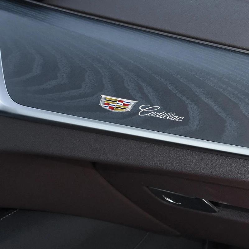 Наклейка на интерьер автомобиля Наклейки на центральную консоль Значок Эмблема для Cadillac ATS BLS CT4 CT6 CTS ESCALADE STS XLR XT4 XT5 XTS SLS