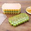 Silicone Honeycomb Shape Ice Cube Tray Silicone Ice Cube Maker Mold With Lids For Ice Cream Party Whiskey Cocktail Cold Drink