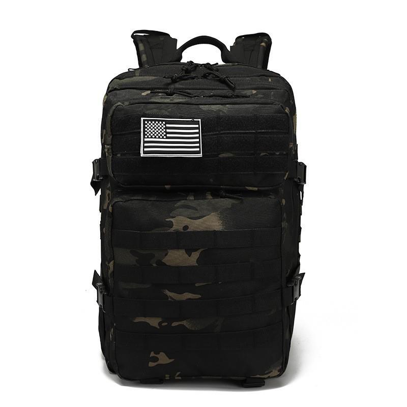 Large Tactical Camouflage Backpack for Outdoor Camping, Hiking, and Climbing