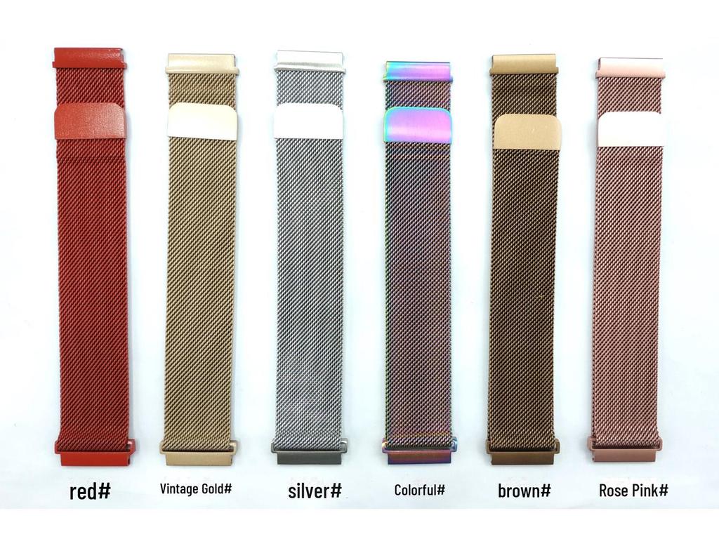 Milanese Stainless Steel Mesh Strap for Huawei GT3 & Samsung Watches, 20/22mm Universal Fit