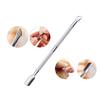 4Pcs/lot Double Sided Finger Cuticle Pusher Dead Skin Nail Art Remover Cuticles Stainless Steel Pedicure Manicure Cleaner Tools