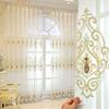 European Window Screen Curtain Semi-shading and Translucent Embroidery Living Room Bedroom Balcony