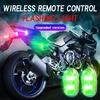 Universal Led Aircraft Strobe Lights Motorcycle Anti Collision Warning Light USB Rechargeable 8Colors Wireless Remote Control