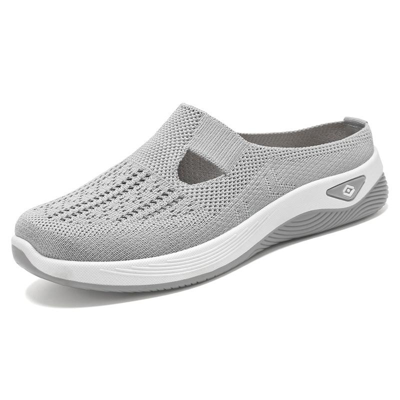 Shoes Women's Large-size Women's Shoes with Soft Soles Pedal Mother Shoes, Mesh Breathable Cloth Shoes KT