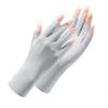 1 Pair Fingerless Gloves Summer Sunscreen Uv Protection Multicolor Gloves Woman Driving Gloves Stretch Female Touchscreen Ice