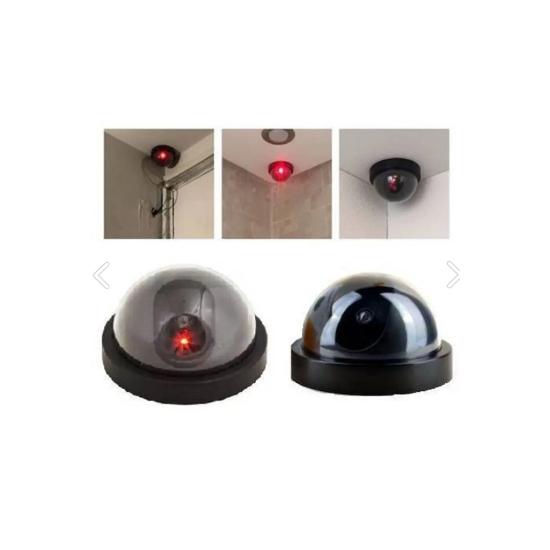 Led Işıklı Dome Sahte Güvenlik Kamerası Caydırıcı