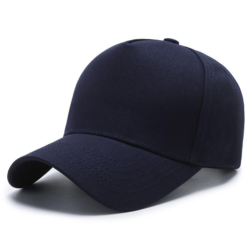 High Quality Solid Color Cotton Baseball Cap Five-panel Cap Embroidery Volunteer Group Gift