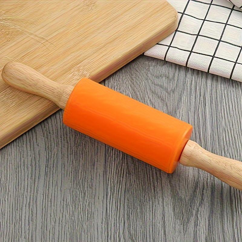 1pc Small Non-Stick Rolling Pin Perfect for Pizza, Pie, Cookie, Dumplings, Noodles Easy-to-Use Kitchen Utensil with Smooth Dough Release
