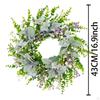 Artificial Front Door Wreath Hanging Ornament Multipurpose Collection Wall Decoration for