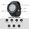 PALADA Watch Sports Digital Electronic Quartz Movement Waterproof Military Business Casual LED Backlight Black Men's –