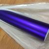 Premium Matte Metallic Chrome Vinyl Car Wrap Film With Air Bubble Purple Satin Metallic Sticker Foil For Car Wrapping Covering