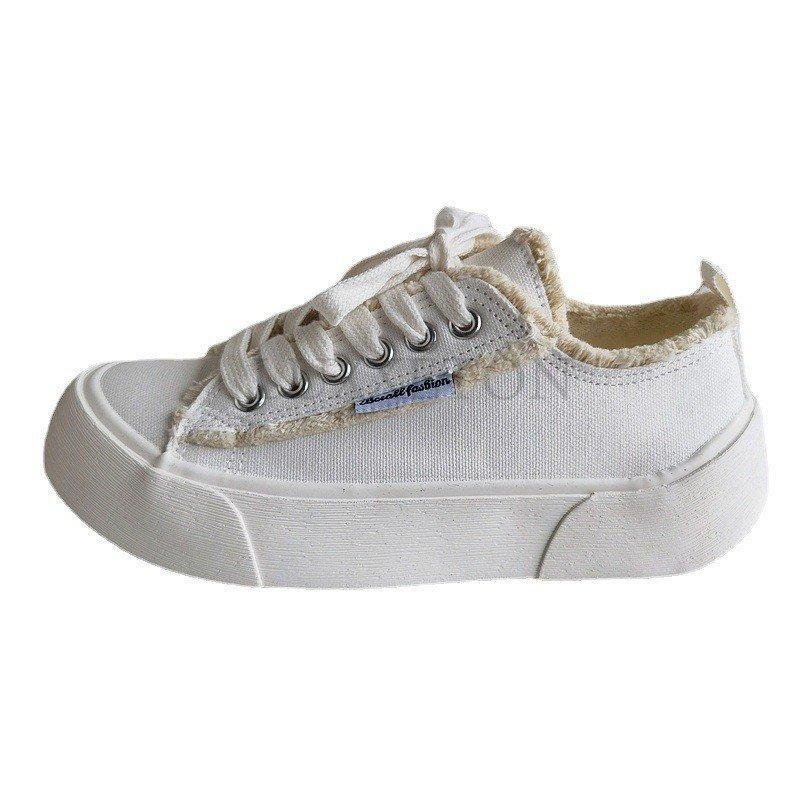 Canvas Shoes Women's Sneakers Platform Spring Autumn Lace Up Flats Shoes Female Vulcanized Shoes Sneakers Woman Sports Casual