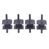 4Pcs Diesel Generator Accessories Assembly Gasoline Engine Generator Anti Vibration Foot Rack Generator Shock Reduction Mount