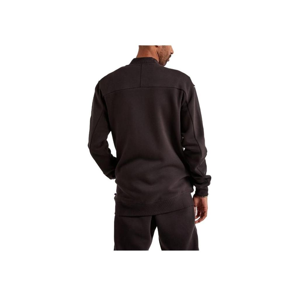 Puma Zipper Long Sleeve Letter Print Jacket Men Jackets Black 621213-01