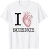 I Love Heart Science T Shirt - Biology Tee Tshirt Teacher Gift Unisex T-Shirt