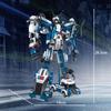 Enlighten 1407 Gale Warrior Mecha Police Car Transforming Robot Building Blocks