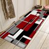 Anti Fatigue Kitchen Mat  Plaid Line PatternNon Slip Thick Cushioned Kitchen Rug Heavy Duty Comfort Standing Mats Waterproof Kitchen Carpet