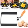 Stainless Steel Egg Fried Ring Non-stick Square Pancake Mold Muffins Omelet Maker Frying Egg Cooking Tool Kitchen Accessories
