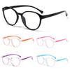 Online Classes Glasses Protection Round Eyeglasses Ultra Light Frame Kids Glasses Anti-blue Light