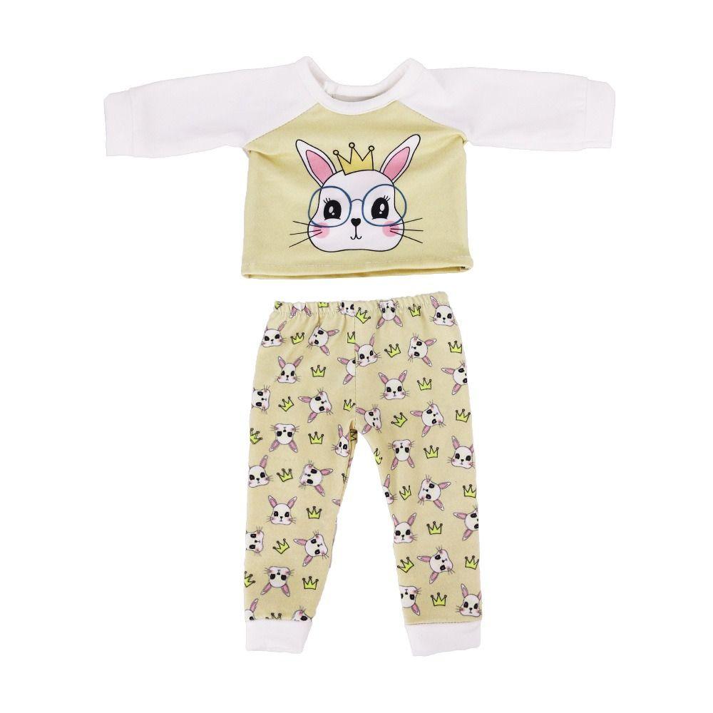 Toy Changing Dressing Game Playing House Dolls Pajamas Shirt Pants Mini Home Wear Doll Clothes