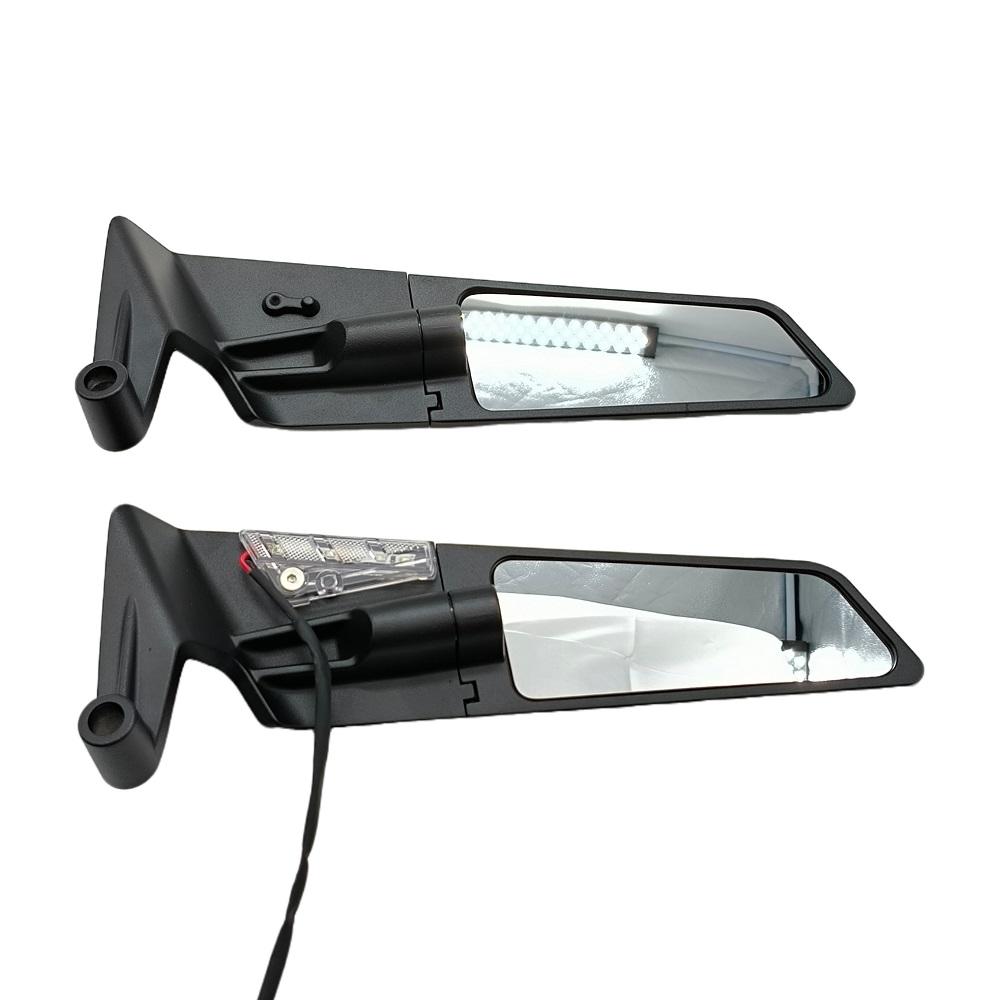 2 Pcs Universal Motorcycle Mirror Wind Wing Side Rearview Reversing Mirror For YAMAHA MT07 MT09/SP MT10/SP