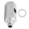 18in BSPT Oil Pressure Sensor Tee To NPT Adapter Stainless Steel Fitting for Turbo Supply Feed Line