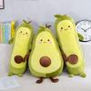 Avocado Long Pillow Plush Toys Creative Fruit Doll Rag Doll Birthday Gift