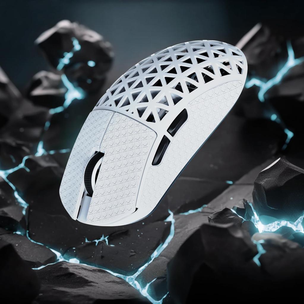 MAMBASNAKE M5Ultra Gaming 8K Carbon Fiber Wireless PAW3950MAX Nordic52840 8000Hz Polling Up To 42000 3 FPS Coiled Grip Tape Included Direct Approval X