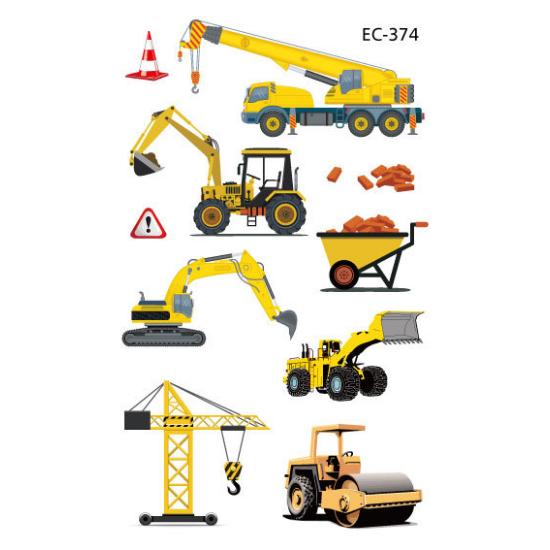 1pcs Fake Tattoo Stickers Cartoon Car Temporary Tattoo Kids Children Hands Arm DIY Body Art Temporary Tattoo Sticker