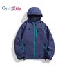 Cozy Up Men's Windbreaker Jacket Colour Blocking Zip Up Fashion Jacket Large Size M-5XL Outerwear Windproof Breathable Jackets