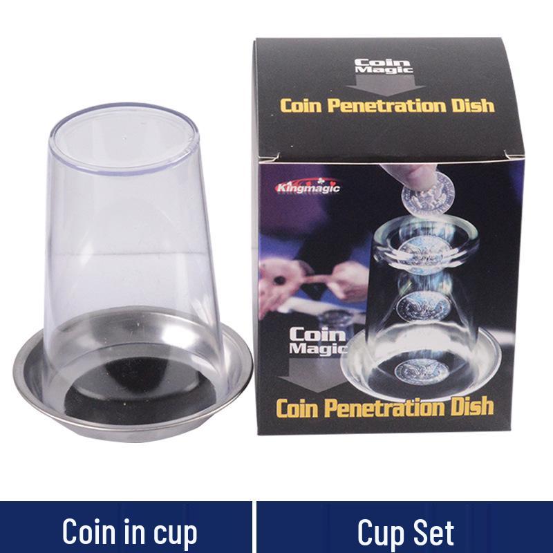 Coin Through Cup: Children's Magic Trick Set