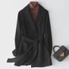 Women's Short Double-Faced Cashmere Coat - 2024 Autumn/Winter Collection