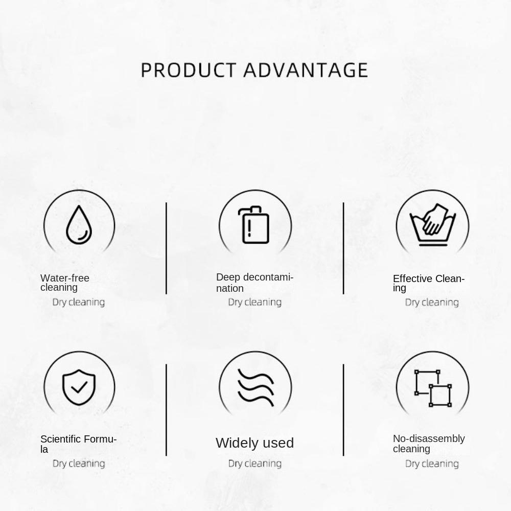 Water-free Fabric Sofa Cleaner Effective Cloth Carpet Detergent New Sofa Cleaning Foam Home